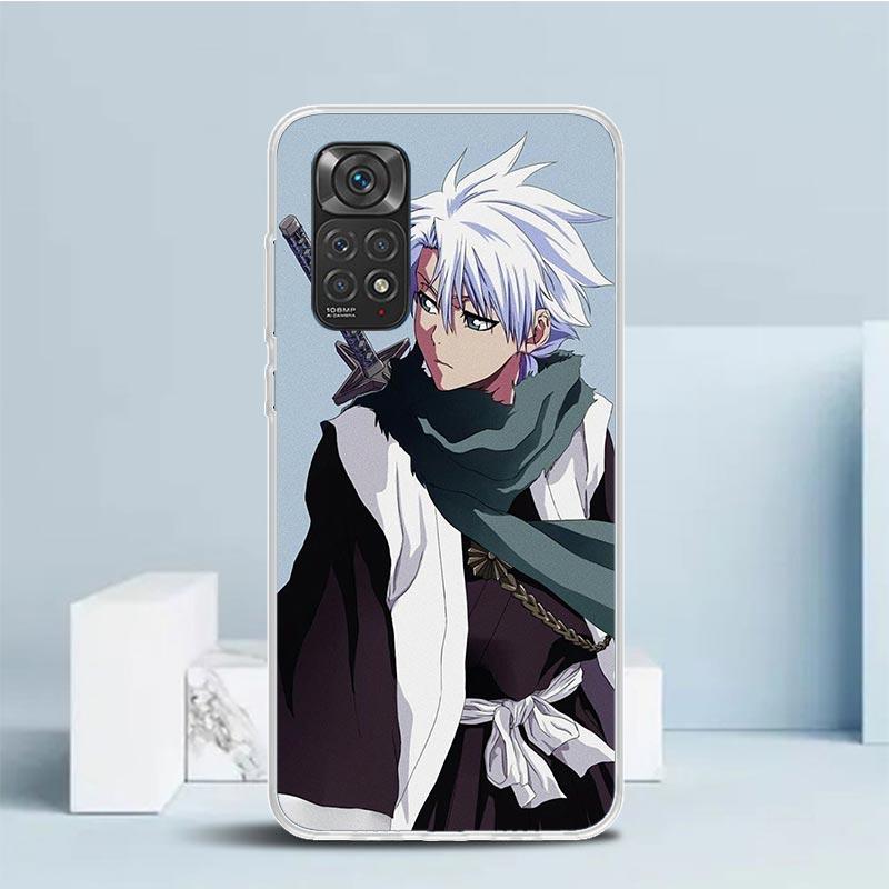 Bleach Hitsugaya Toushirou Phone Case For Xiaomi Redmi Note 15 14 14S 13 12S 12 Pro Plus 11S 11 11T 11E 10S 10 + Soft TPU Back C