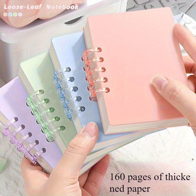 4pcs A7 Mini Notebook Detachable Coil Pocket Diary Note Travel Home Office Notepad Weekly Daily Planner Notebook School Supplies