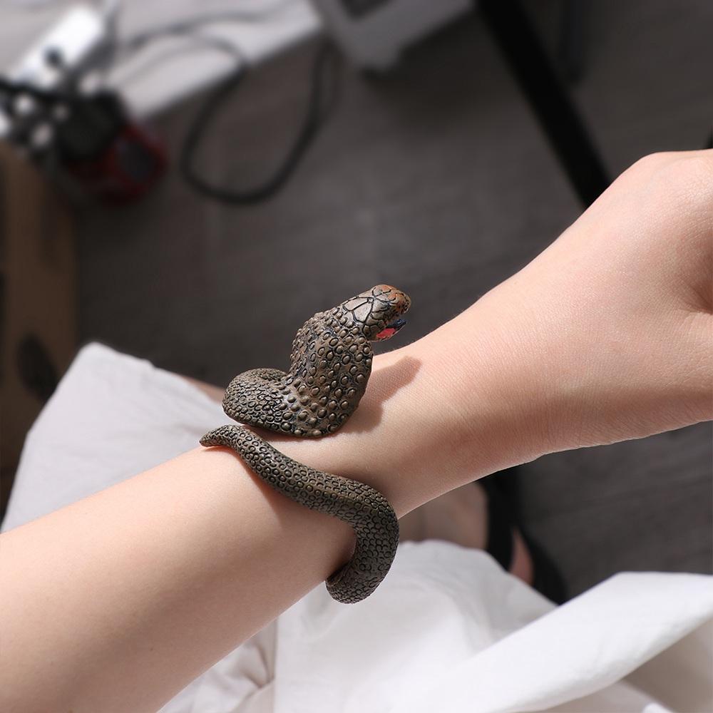 Cobra Fun Prank Python Simulation Snake Gift For Friends Simulation Animal Model Snake Tricky Toys