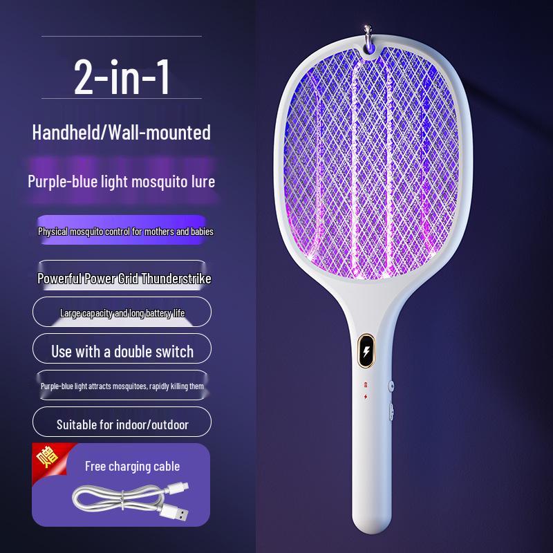 

Electric Mosquito Swatter & Lamp: Automatic, Two-in-One Killer & Repellent for Home Use