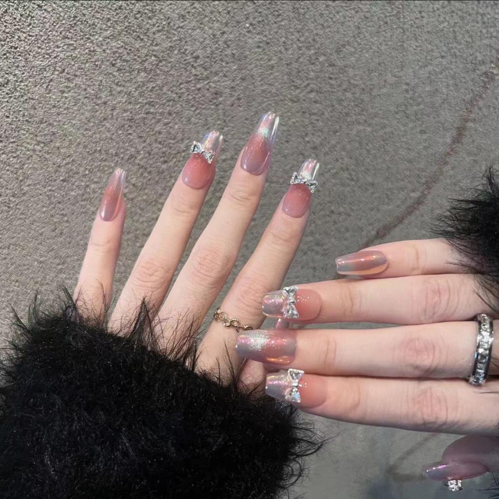 Handmade Wear Nail Fashion Casual Simple Exquisite Classic Nail Patch Style