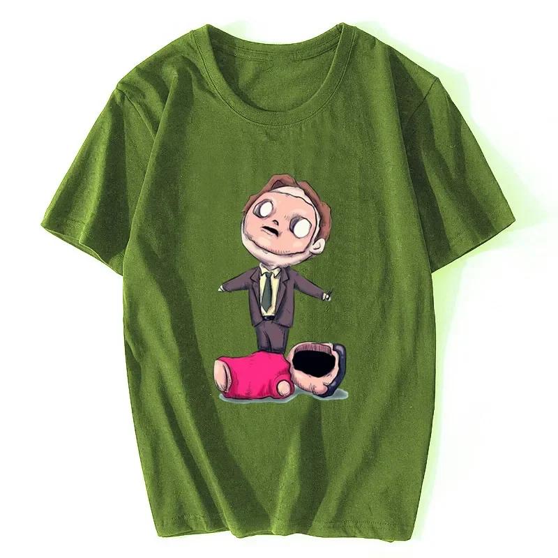 Dwight Schrute First Aid Fail The Office TV Series T Shirt Horror Tee Full Size Cool Casual Pride T Shirt Unisex Fashion