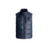 Cypress Series Waterproof Windproof Warm Black Label Zipper Solid Lightweight Versatile Puffer Vest Women Vest Navy-Blue 2237LB-63
