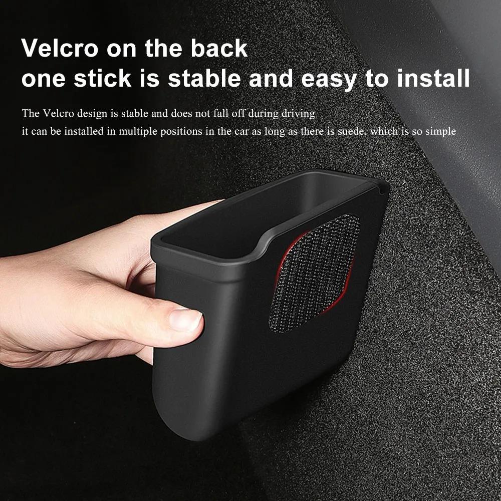 Silicone Car Storage Box For Tesla Model 3 Y S X 2017-2026 2026 Hidden Organizer Tray Bag Box Phone Coin Holder Auto Accessories