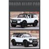 1/32 Toyota 2024 PRADO Land Cruiser Alloy Car Model Diecast Metal Off-road Vehicles Car Model Sound and Light Childrens Toy Gift
