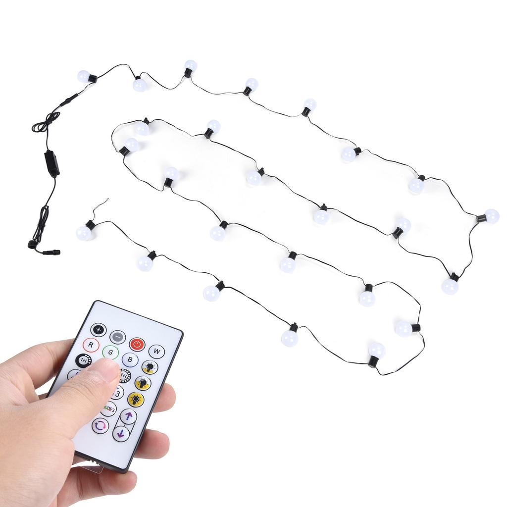 G40 25LED Globe Bulb String Light 16.4ft RGB Fairy Light for Party Wedding Decor 100?240VUK Plug