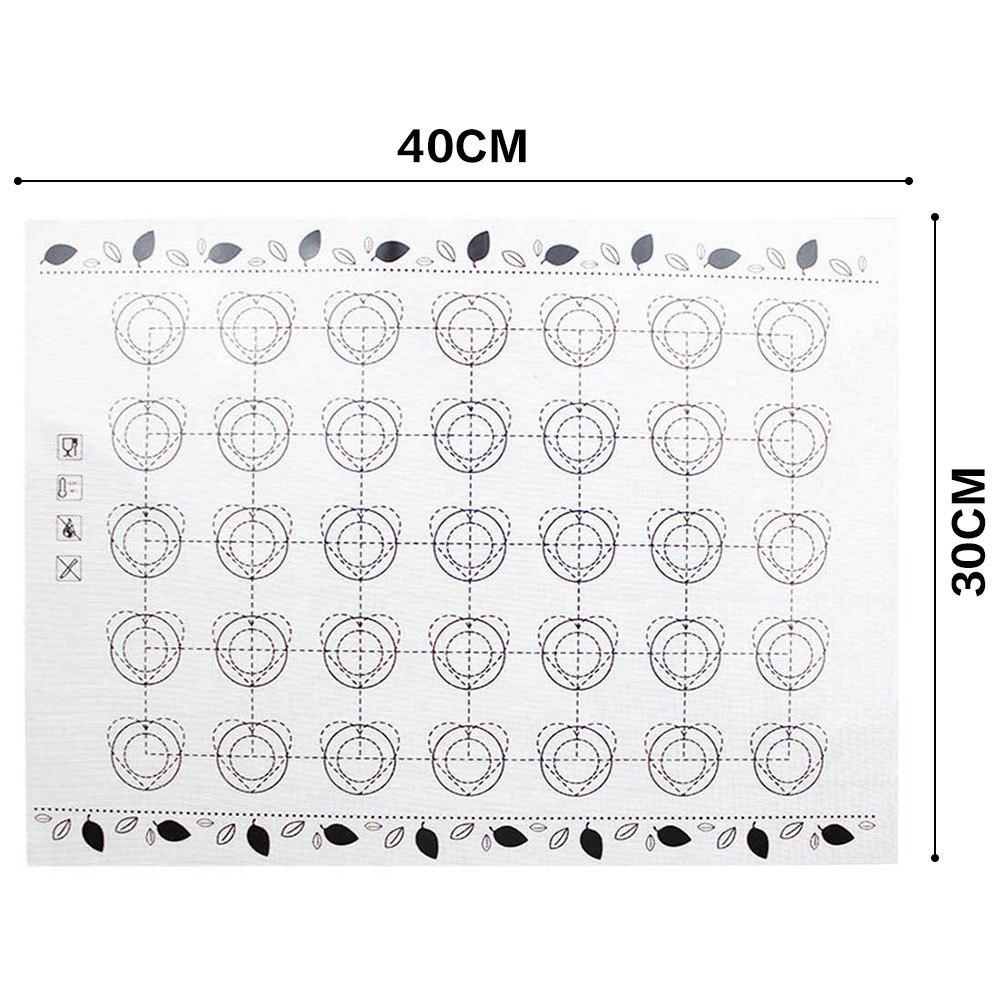 

Кондитерский силиконовый коврик с разметкой, 40×30см
