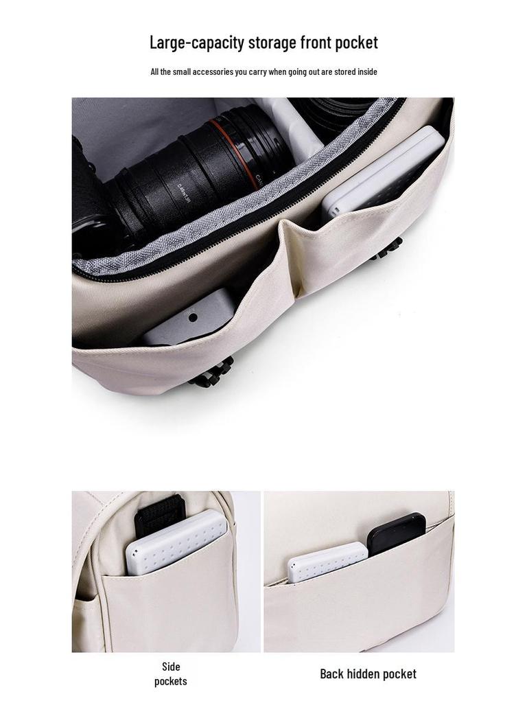 Waterproof Portable Camera Bag for Canon, Sony, Fuji, Nikon SLR/Mirrorless - Single Shoulder Photography Bag