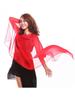 Women's 180cm Rectangular Silk Scarf with Glittered Design