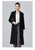 Women's Mid-Length Double-Sided Cashmere Coat - Slim Fit Korean Style Belted Trench, 100% Pure Wool for Autumn and Winter