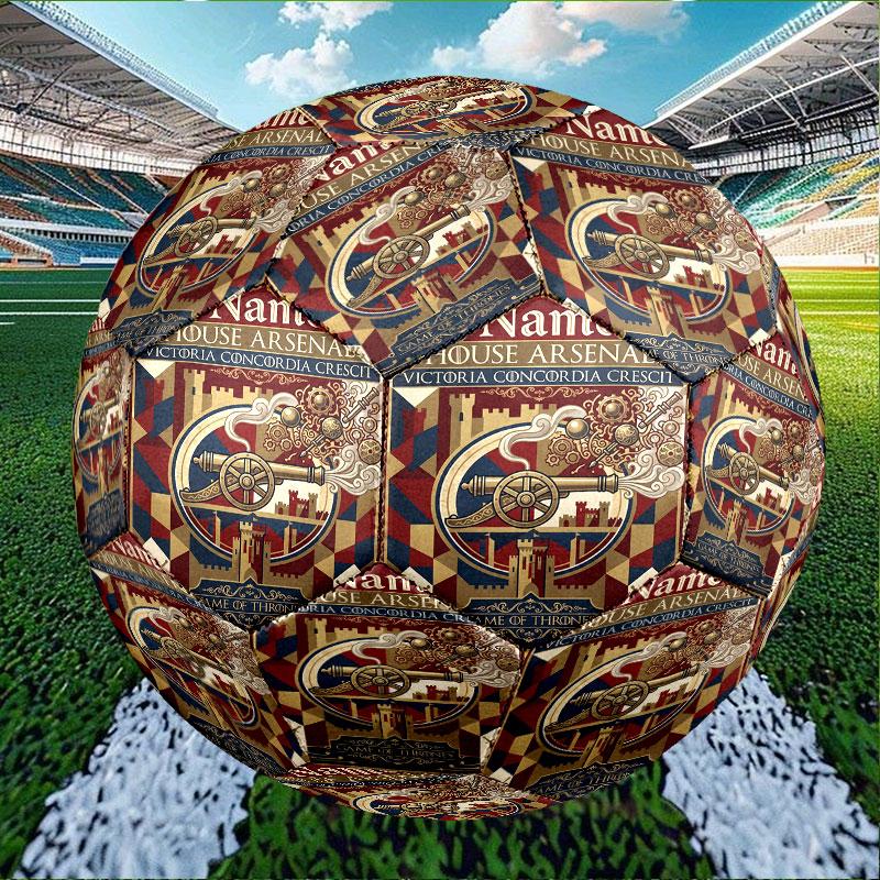 Custom Name Personalized Arsenal F.C Print Size 5 Soccer Ball Training & Match Football, for Team, Kicking, Gift for Football Enthusiasts