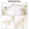 40cm Halloween Skull Skeleton,posable Skeleton,human Shape Bones,halloween Party Home Decorations,haunted House Horror Props