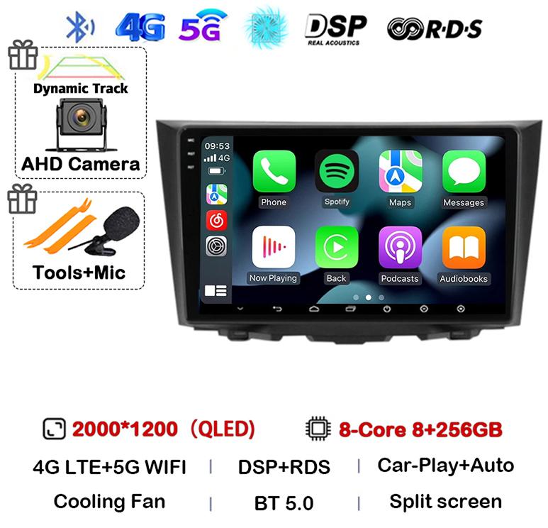 Android 14 Carplay Auto For Suzuki Kizashi 2009 2010 2011 2012 2013 2014 2015 Car Radio GPS Stereo Multimedia Player Head Unit