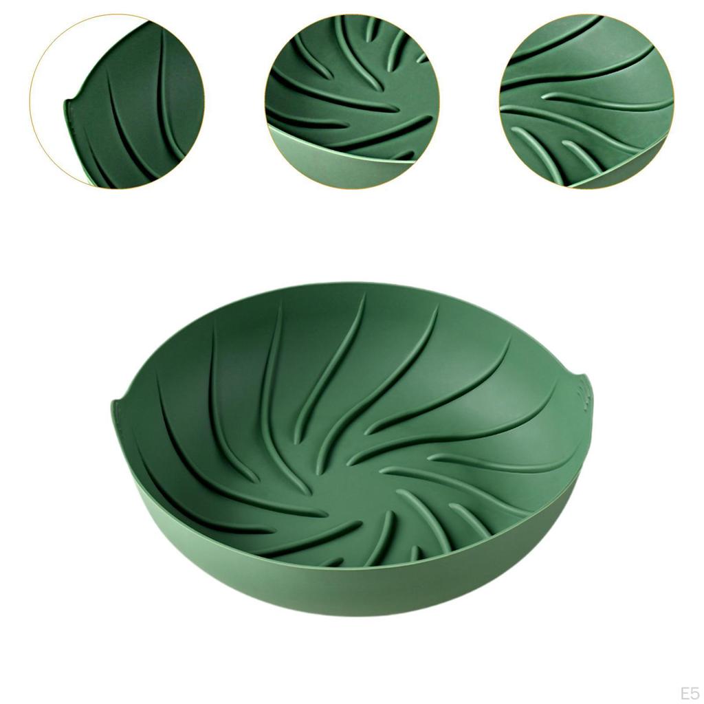 -Air Fryer Liner Non-Stick Round Portable Heat Resistant Frying Basket Baking Tray for Stove Oven