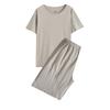 Set Pigiama Manica Corta 100% Cotone - Maglia Traspirante Estiva per Uomo e Donna