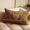 2D Colorful Floral Pattern Pillow Cover Suitable For Sofa Bedroom Car Pillow Cover Cushion Rectangular Back Cushion