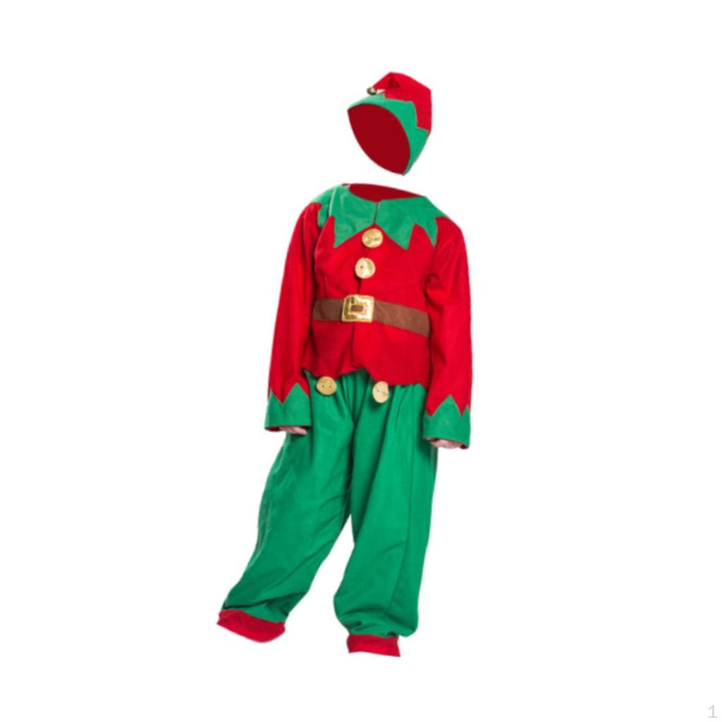 Christmas Costume Set Comfortable Dress Up for Party Favors Carnival Children