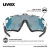 uvex Sports Sunglasses UV400 Mirror Lens Sportstyle 228 (Uvex) Anti-fog Cycling/Outdoor White/Black (Mirror Red)