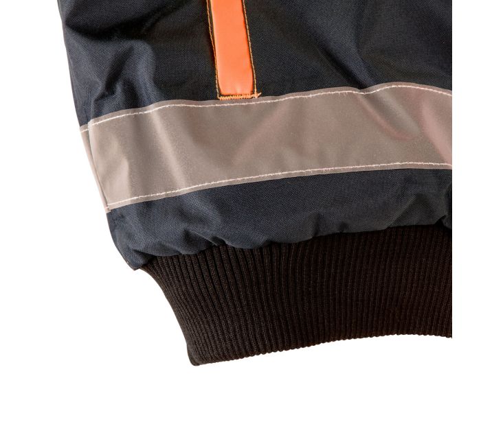 Kurtka Robocza Ostrzegawcza Ocieplana Pomarańczowa Rozmiar M - T N81-711-M