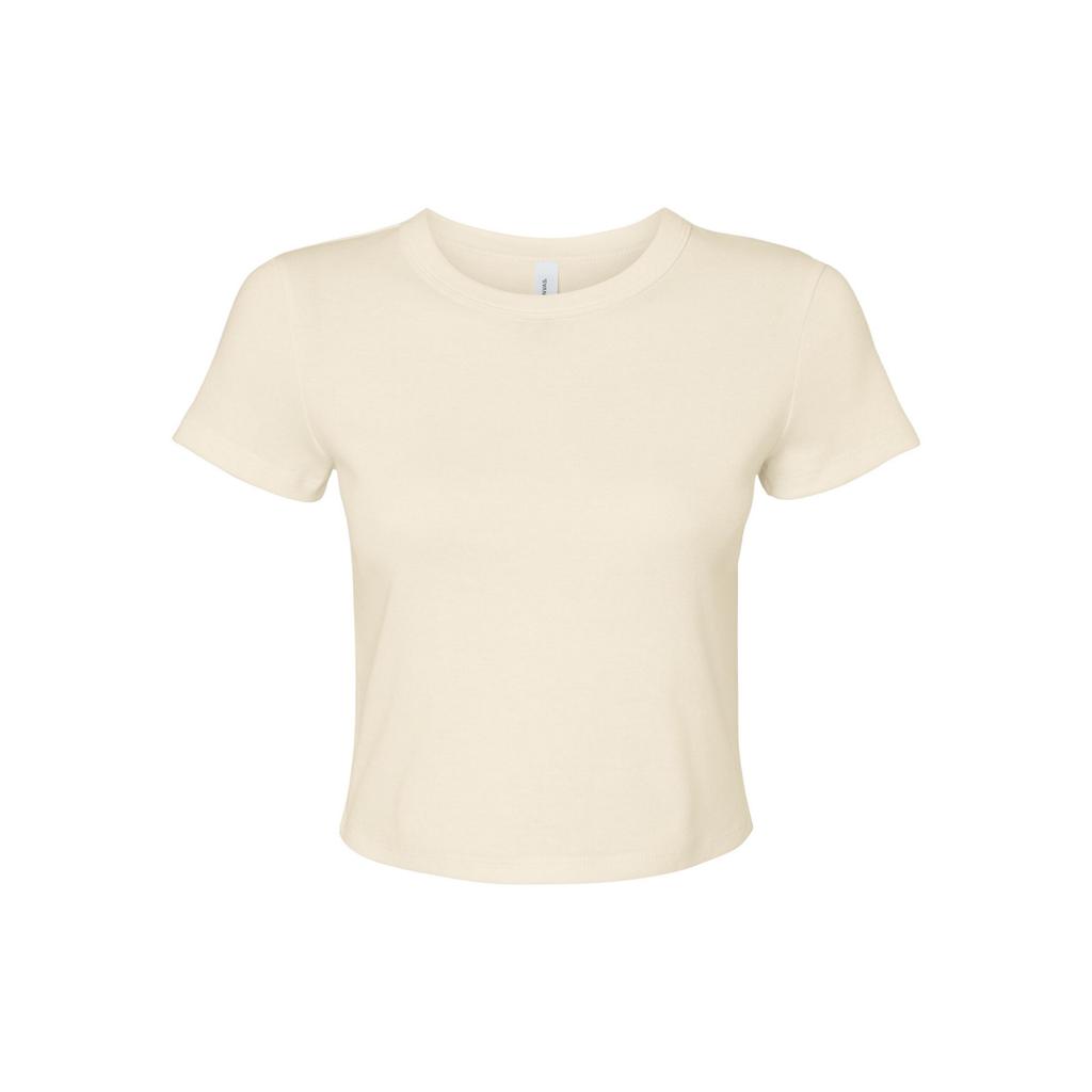 Bella + Canvas Womens/Ladies Micro-Rib Crop T-Shirt
