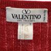 VALENTINO made in Italy Long sleeve V neck knit cardigan 44 Red Women Used