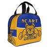 NC A&T HBCU Fraternity Aggies Bulldog  Resuable Lunch Boxes Women Waterproof  Cooler Thermal Food Insulated Lunch Bag School