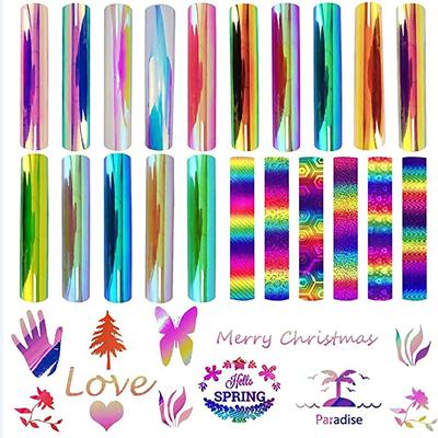 Stripe Pattern Heat Transfer Vinyl Stripe Pattern Vinyl Bundle Roll Soft Metal HTV Vinyl For Ironing Clothes And Other Fabrics
