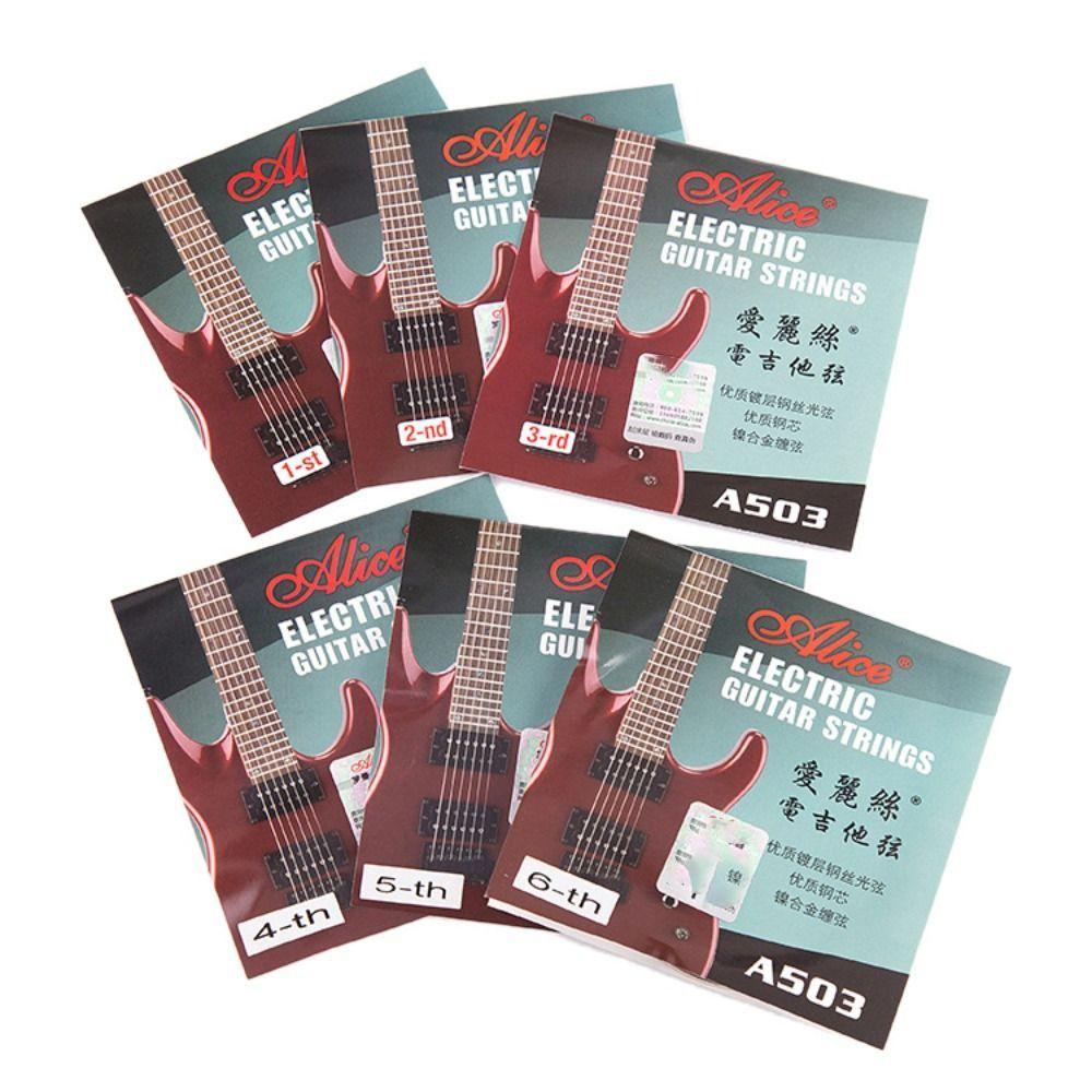 Nickel Zinc Zinc Alloy A503SL Electric Guitar String Balanced Sound  Playing Styles   Bass Guitar Types