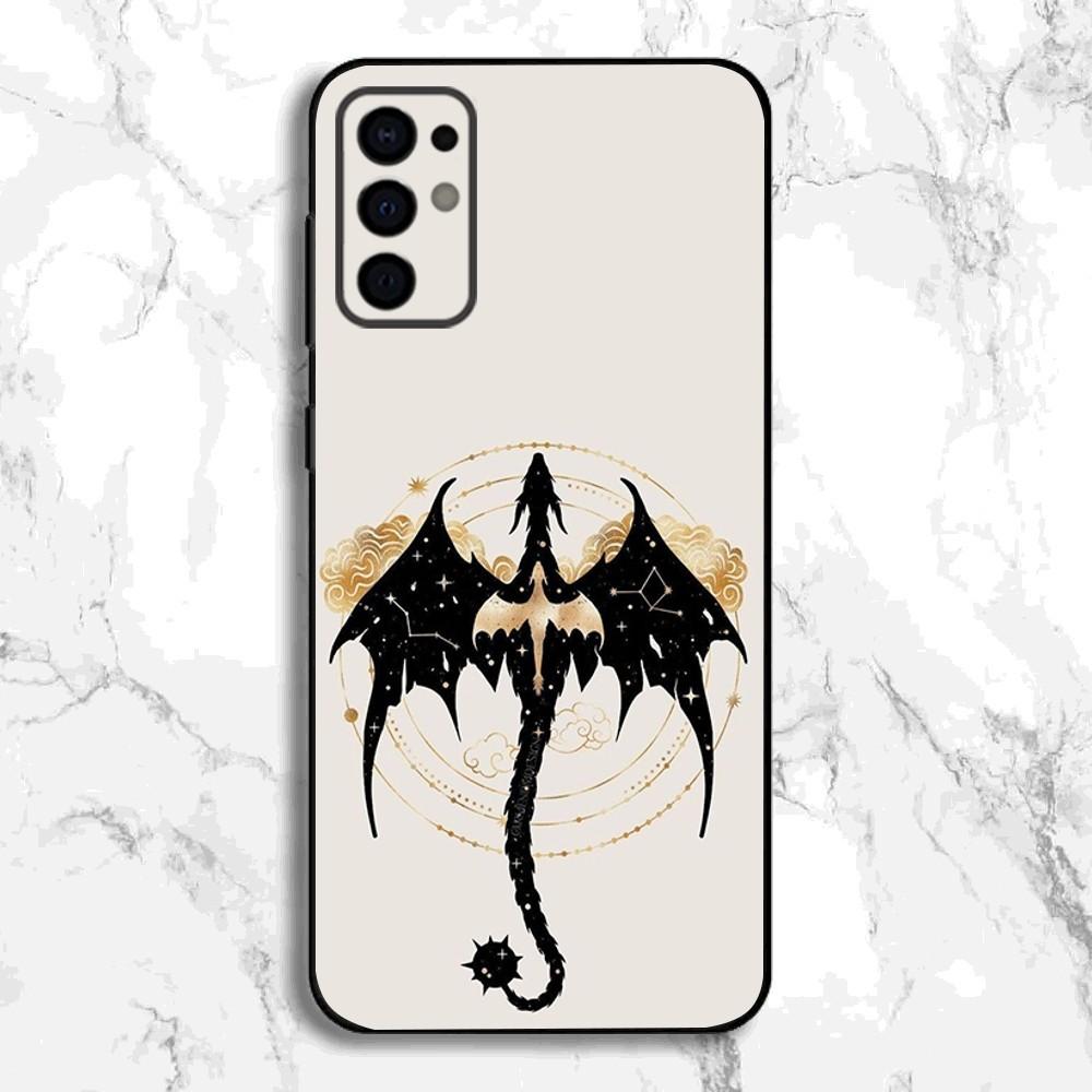 Dragon F-Fourth-h W-Wing Phone Case For Samsung S24,S21,S22,S23,S30,Ultra,S20,Plus,Fe,Lite,Note,10,9,5G Black Soft Cover