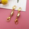 Set mixt de 10 bucăți DIY pentru colier și închizătoare de brățară cu magnet - închizătoare de homar cu două fețe și închizătoare cilindrice