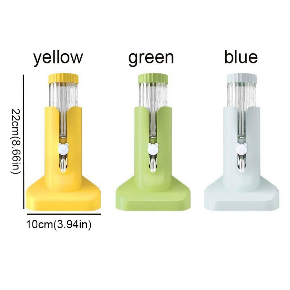 Leak-Proof Hamster Water Bottle with Stand Detachable Adjustable Small Animal Vertical Feeder Anti Rollover