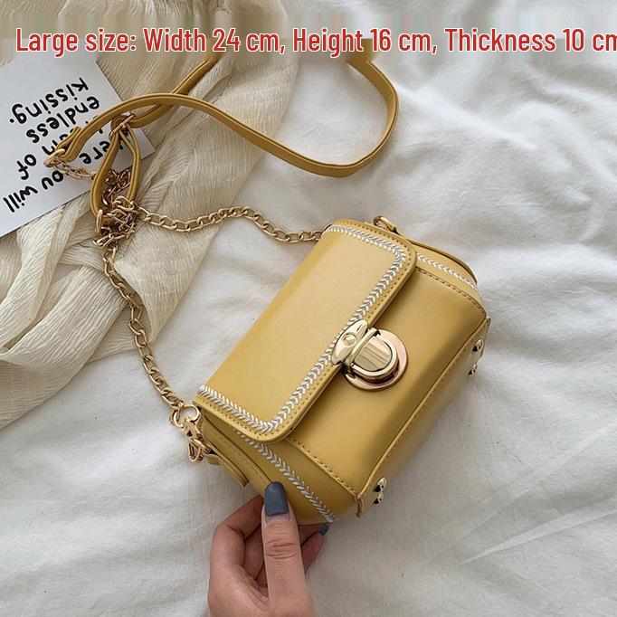 Trendy Korean Style Chain Shoulder & Crossbody Bag for Fashionable Ladies