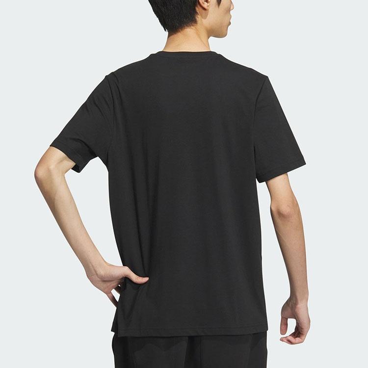 adidas China T-Shirt Asia Sizing 'Black White' Men's JI6834