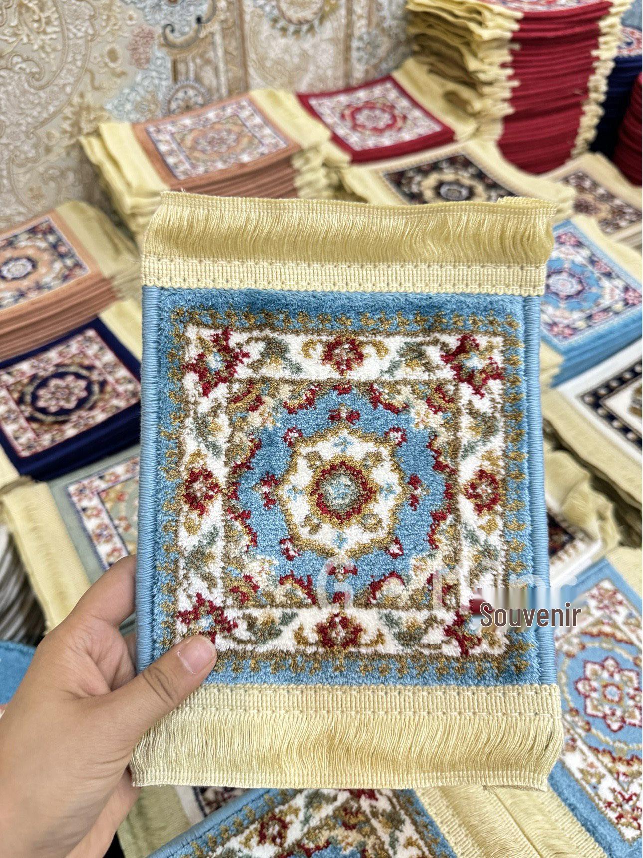 

Xinjiang Wool Plaid Coaster Set Design 7