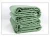 All-Cotton Military Green Summer Blanket for Dorms & Sofas
