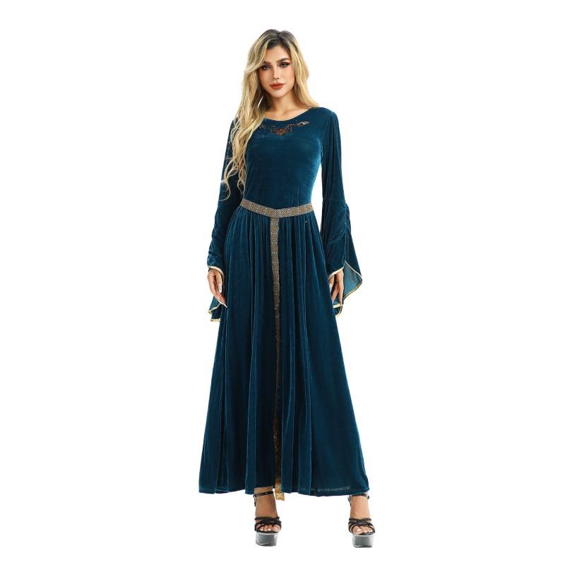 2026 Halloween Vintage Court Medieval Dress Renaissance Style Costume Women
