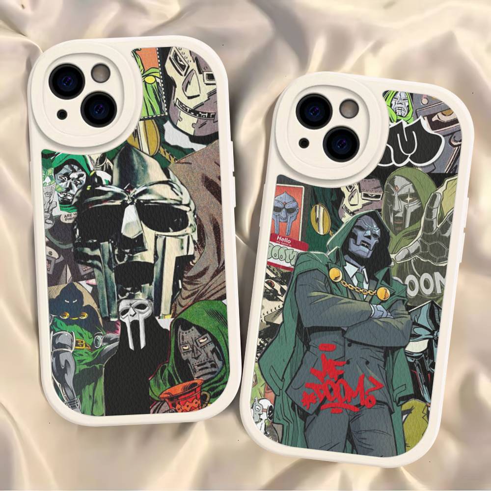 MF-DOOM Rapper For IPhone 16 15 14 16E 13 12 11 Pro Max Plus Phone Leather Case
