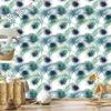 Tropical Palm Leaves Wallpaper for Living Room and Bedroom 50x1000