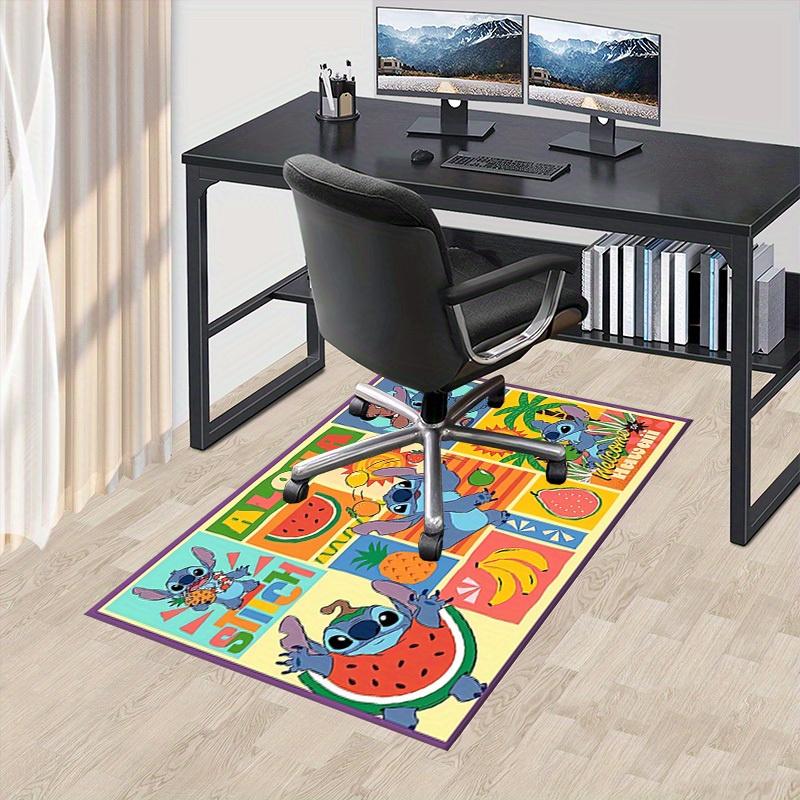 

Stitch Hawaiian Fruit Welcome to Hawaii Office Carpet, Under Chair Rug, Home Decor, Tropical Theme Decoration, Aloha Stitch Lovers, Fun and 60cm by 90cm