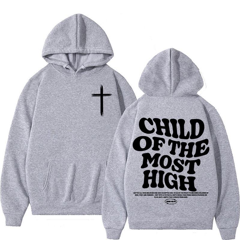 Ästhetische christliche Bibelvers-Hoodies für Männer Christen-Bekleidung Braun Jesus Pullover Sweatshirt Unisex Harajuku-Stil Hoodie