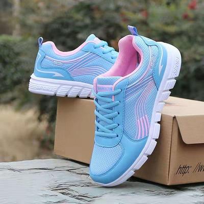Damen Mesh Atmungsaktive Laufschuhe Casual Sportschuhe Rutschfeste Leichte Plus Size