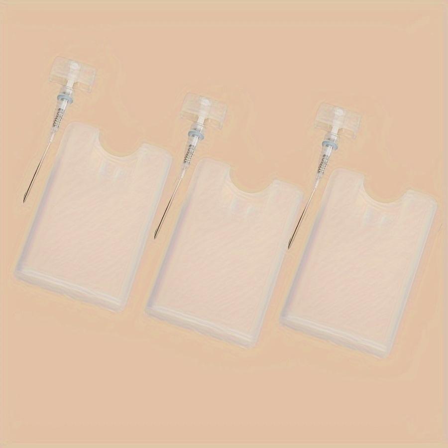3pcs Refillable Fine Mist Perfume Spray Bottle - PVC-Free Plastic, Scent-Free, Ideal for Cosmetics & Essential Oils