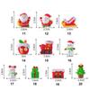 Mini Christmas Figurines Santa Clause Cartoon Snowman Statue Gift Miniature Knick-knacks