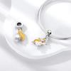 1Set Authentic Genuine Copper Charm Bead 12 Zodiac Signs Constellation Charm Decorations Suitable For Bracelet Style Pendant Piece Women Jewelry