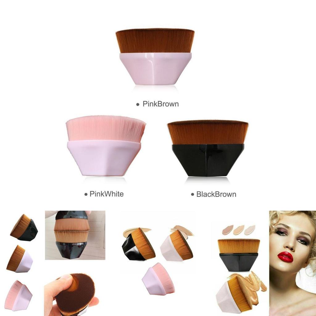 Flawless Wand Foundation Brush With High Density Fine Fiber For Seamless Makeup Application