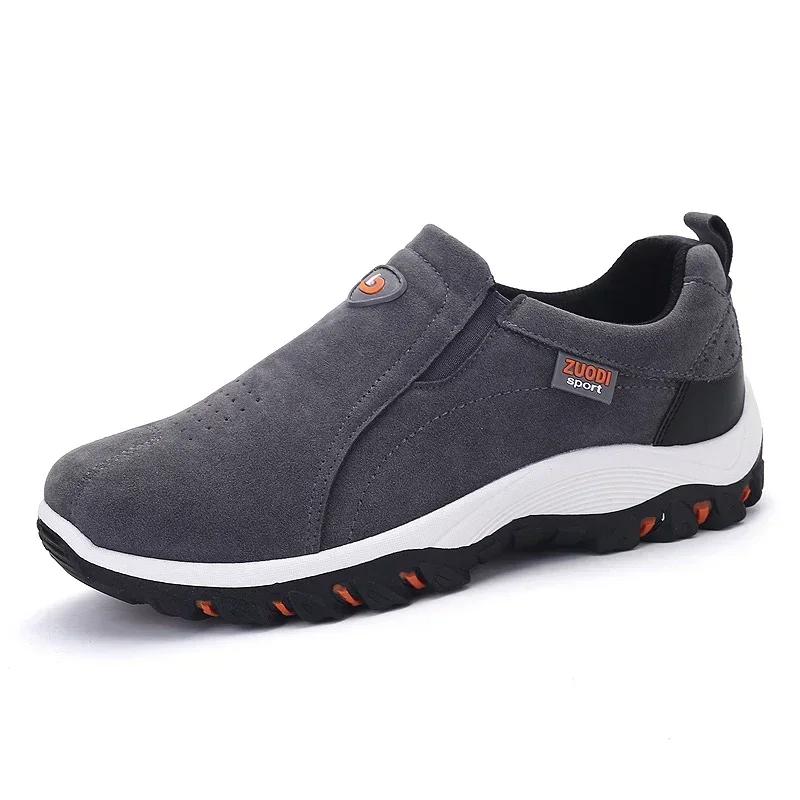 Neue Herren-Freizeit-Sneaker Outdoor Leicht Slip-on Walking Schuhe für Herren Slipper Atmungsaktive Flache Schuhe Herrenschuhe Übergröße 48