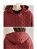 2024 Women's Winter Plaid Cotton-Padded Jacket - Petite Fit, Short Style