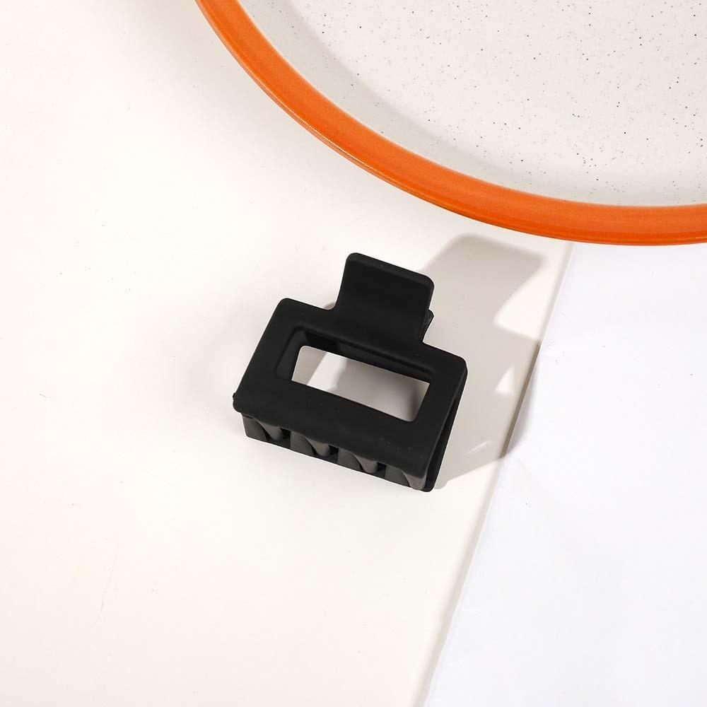 Presilha Pequena Estilo Coreano para Rabo de Cavalo, Quadrada Fosca, Mini Garra de Cabelo Quadrada, Festa