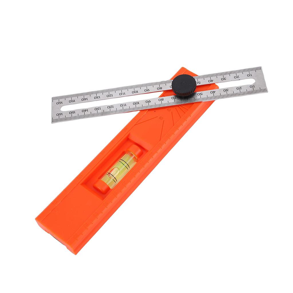 Adjustable Marking Protractor Multi Angle Ruler Foldable Depth Measuring Tool Level Gauge for Woodworking Precise