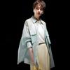 Women's Lightweight Mulberry Silk Blend Loose Lapel Shirt
